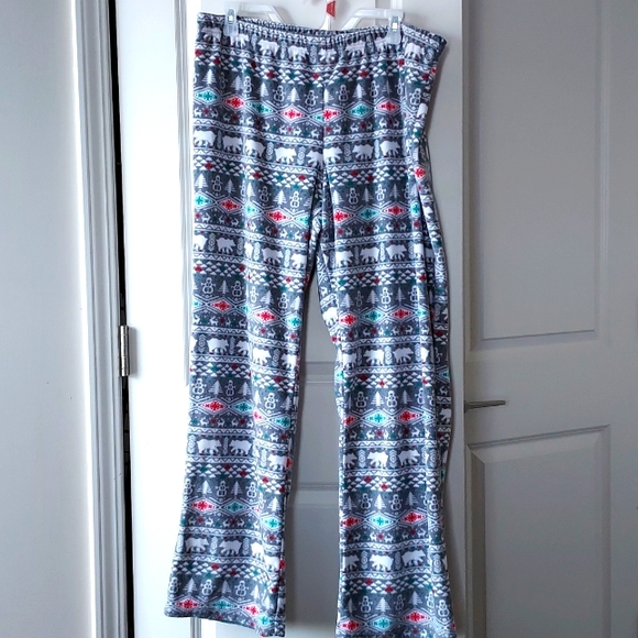 Wonder Shop Christmas pj xl grey green red - Picture 1 of 11